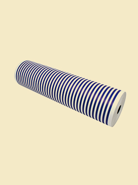 BLU/WHI Stripe PaperReel 75vm/30in 